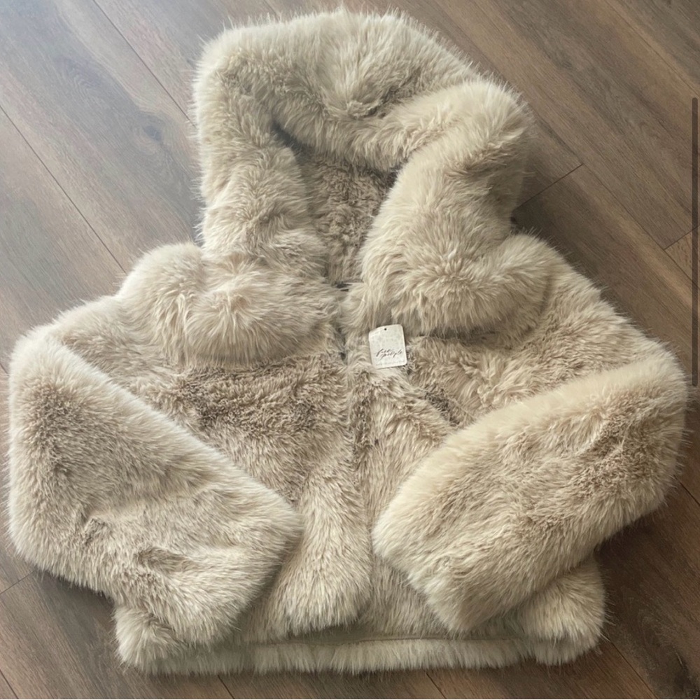 Free People faux fur jacket